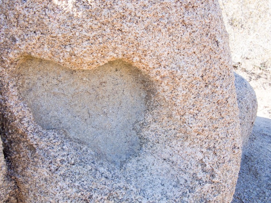 Heart in Stone Rock