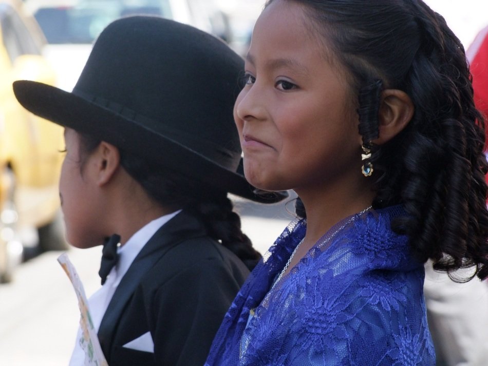 happy mexican children