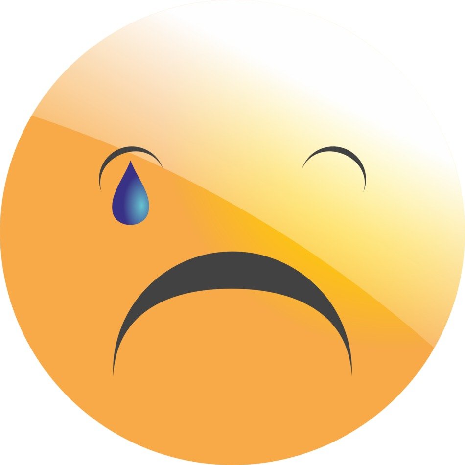 weeping Smiley, Sad Face