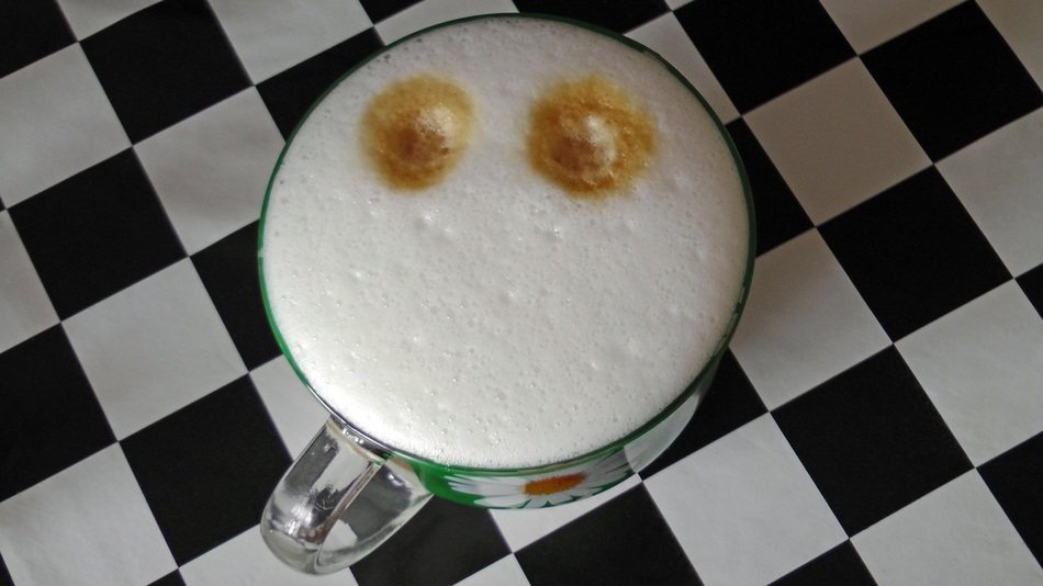 latté smiley,