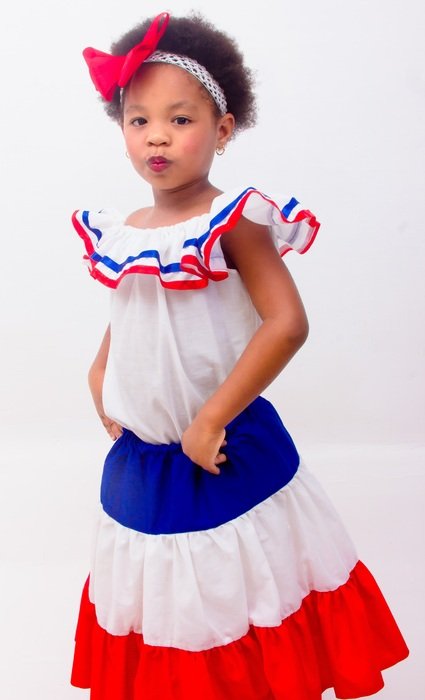 portrait of a Dominican girl