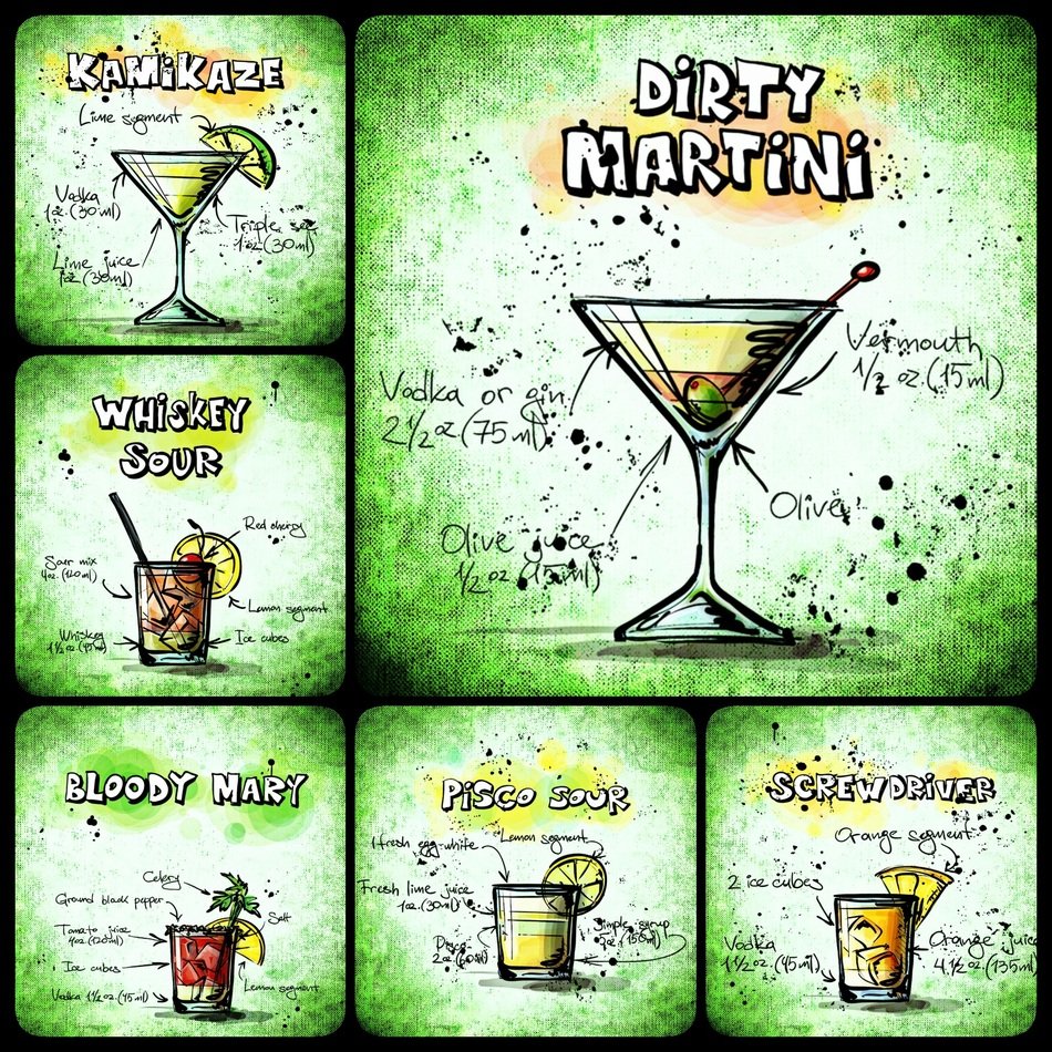 recipes of summer cocktail Martini
