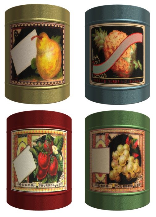 Aluminium fruit containers