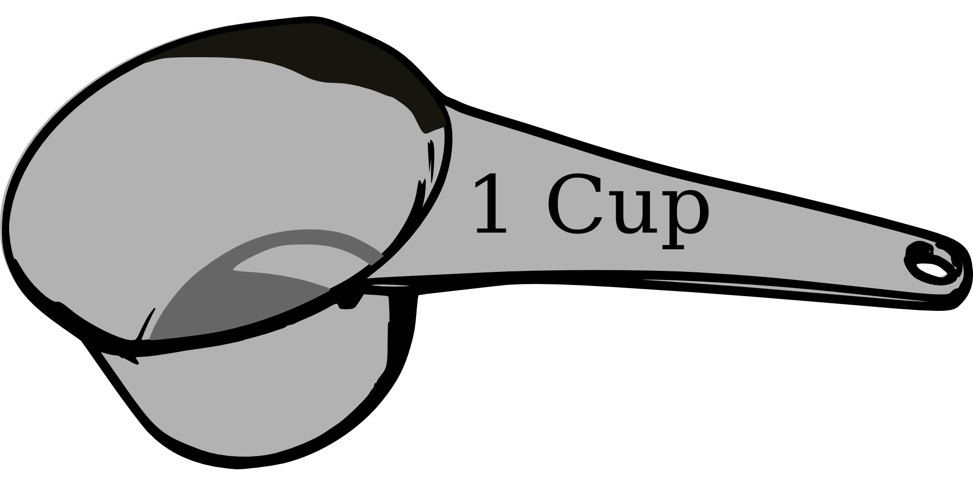 measuring cups drawing