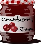 Cranberry jam drawing