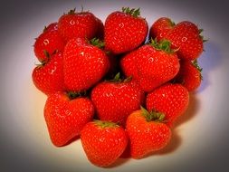 fresh sweet strawberries