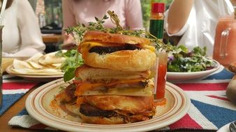 big tasty sandwich
