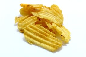 curly potato chips as a snack