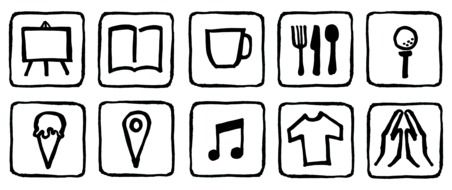 graphic image of various icons