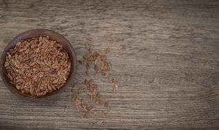 Flax Seeds bowl