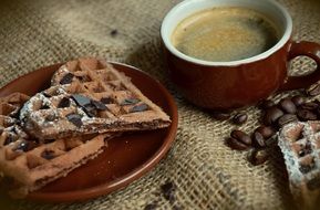 Pastries Waffles Baked