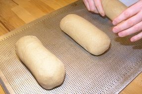 Long Bread ready for baking