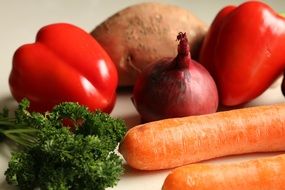 vegetables for a delicious dinner