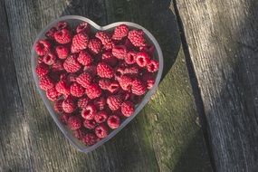 Raspberries Heart