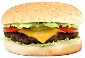 delicious hamburger