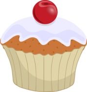 tasty Cherry Cupcake drawing