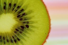 sliced ââkiwi close up