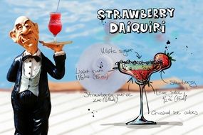 wallpaper with strawberry daiquiri recipe