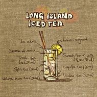 wallpaper with recipe of long island iced tea