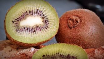 half of a healthy kiwi