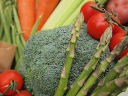 variety of fresh vegetables close-up