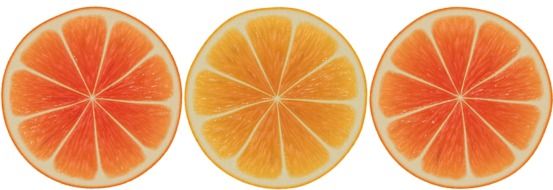 Orange Slices Abstract drawing