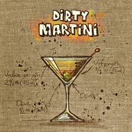 recipe of dirty martini drink