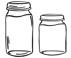Mason Jar drawing