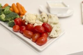 tasty Vegetables on a Plate