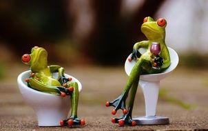 funny Frogs need rest too