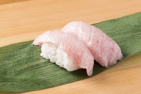 Japanese sushi rolls in a seaweed