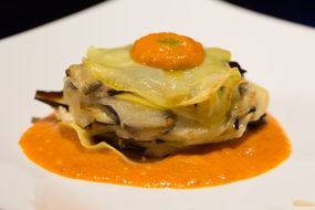 Picture of the vegetarian lasagna