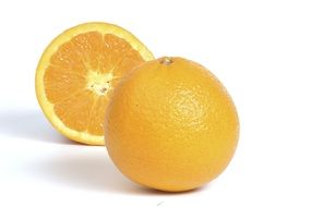 oranges in a cut