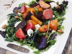 Salad with the beet