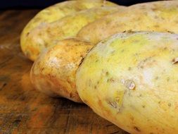 potatoes on the table