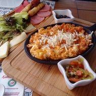 Cheese Breakfast Food on table