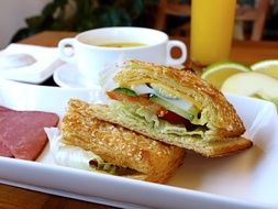 ham and cheese sandwich for breakfast