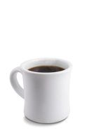 white mug with Coffee