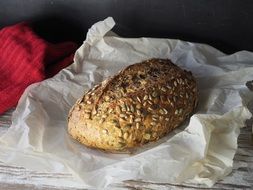 healthy bread with seeds
