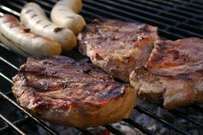 barbecue party in the garden