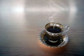 One Cup Of hot black Tea