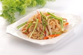 fried rice noodles