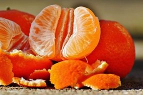 Mandarin is a healthy fruit