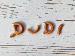 Dudi the inscription of sausages