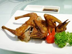 roast pigeon in Chinese