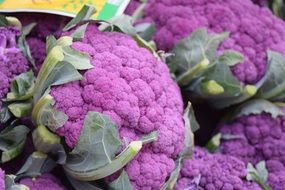 cauliflower, purple
