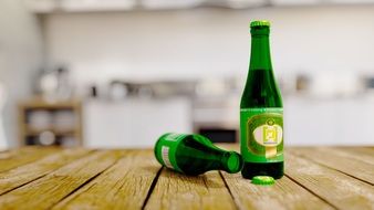 Bear green Bottle