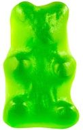 Candy of green Gummy Bear