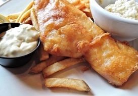 Haddock Batter and sauce