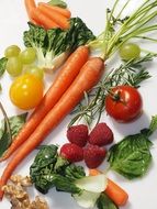 variety of fruits and vegetables